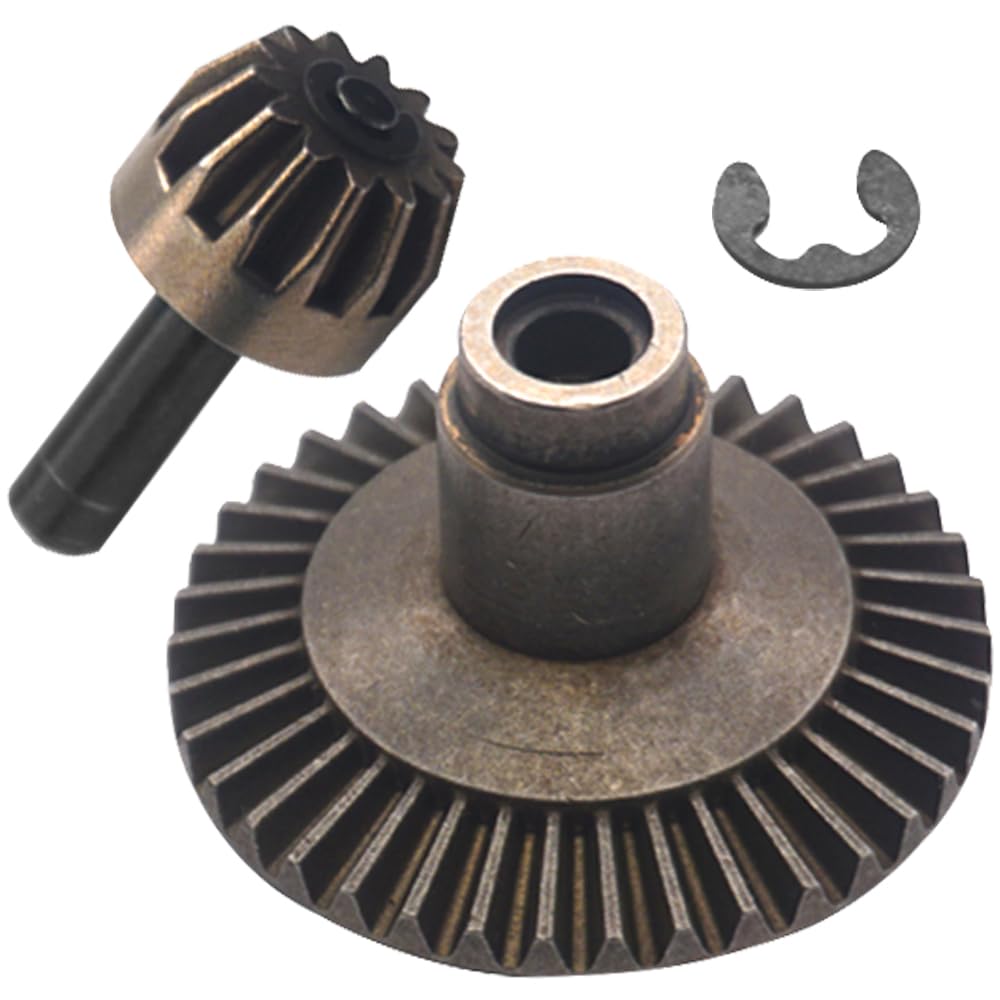 Vgoohobby Metal Differential Main Bevel Gear Set 38T 13T Hop Up Parts Compatible with Axial SCX10 1/10 RC Crawler Car