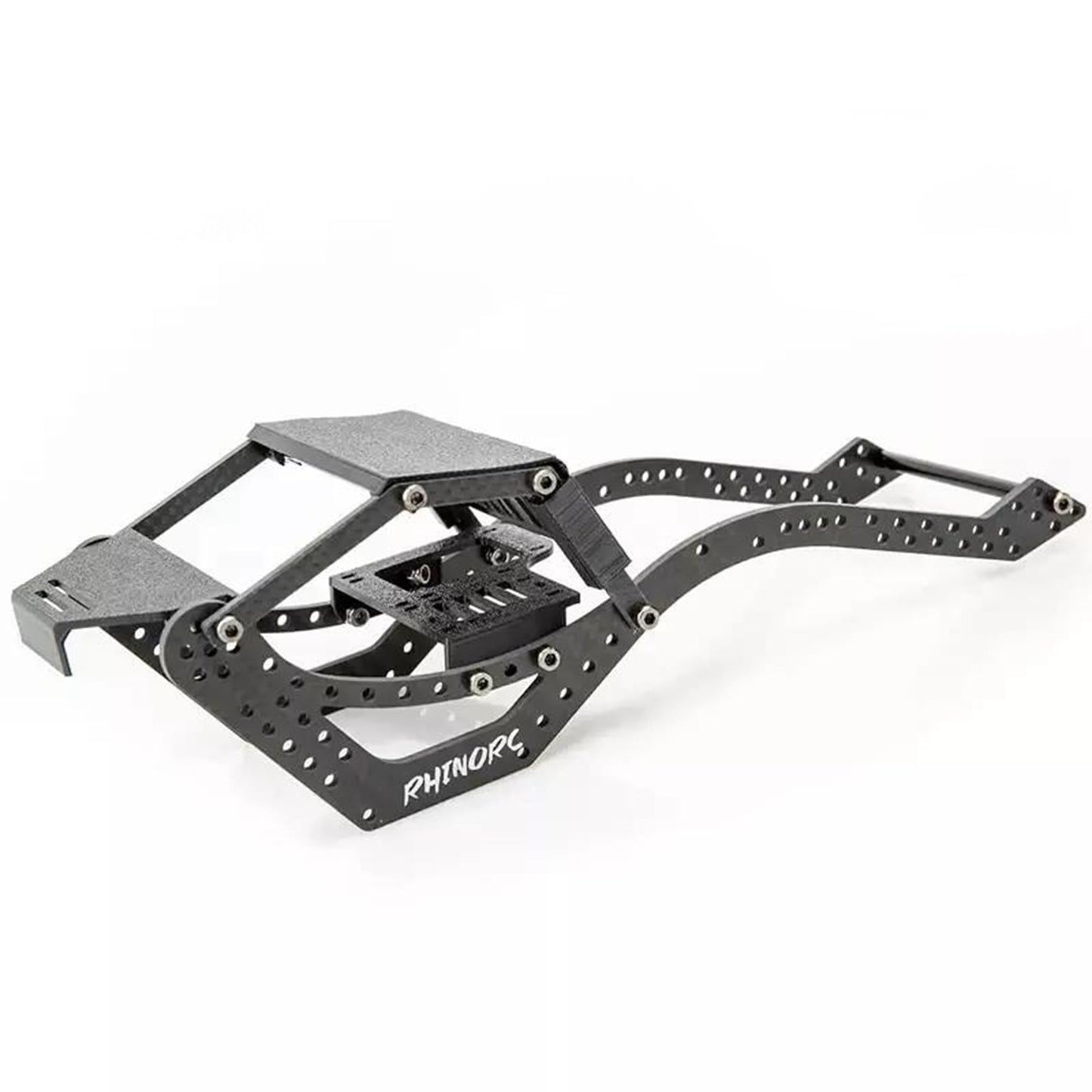Rhinoesc Rhinorc W1 Chassis,Crawler Frame Chassis Kit,With Titanium Alloy Link Kit For 1/10 Rc Crawler Car (W1 Kit)