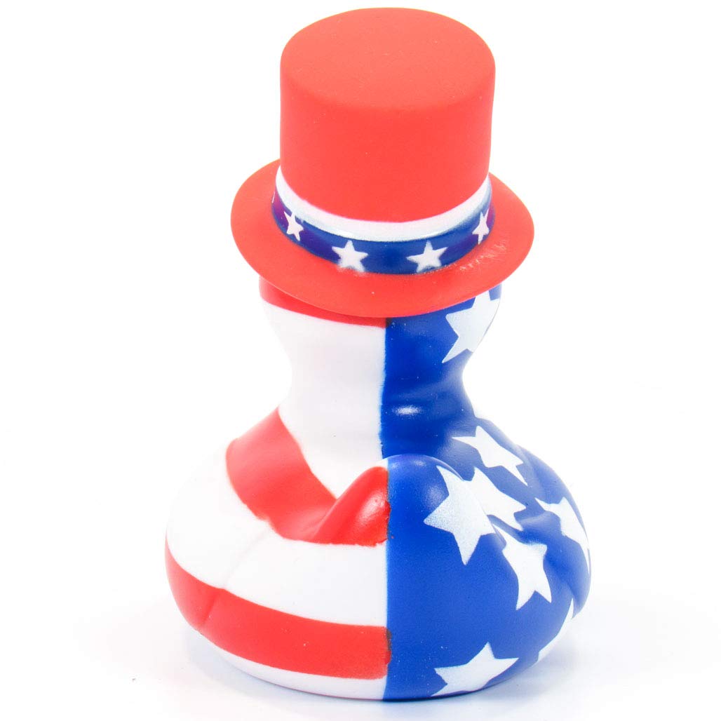 Usa (Patriotic) Rubber Duck By Bud Ducks | Elegant Gift Packaging - Love Us! | Child Safe | Collectable