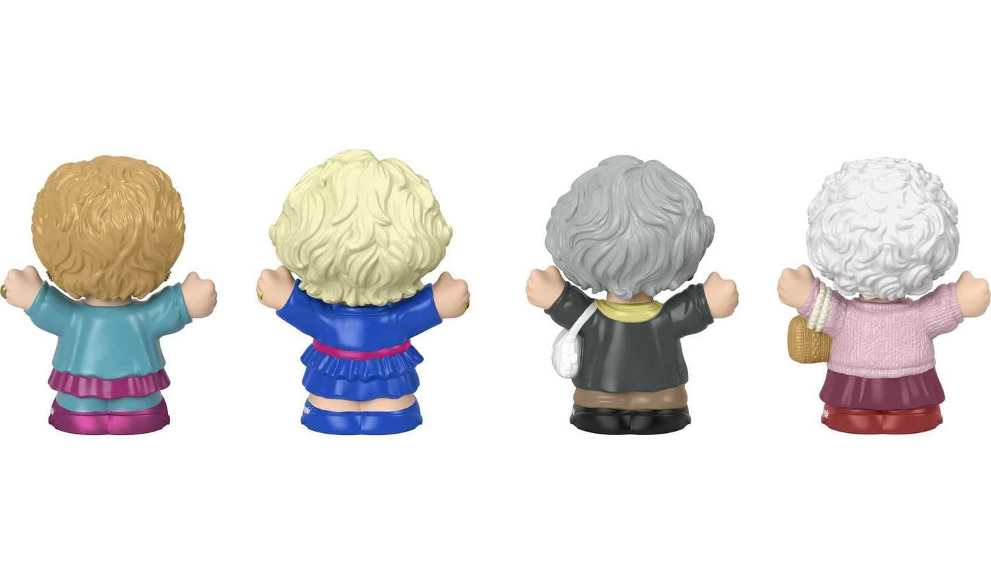 Little People Collector The Golden Girls TV Show Special Edition Set for Adults & Fans, 4 Figures in Display Package