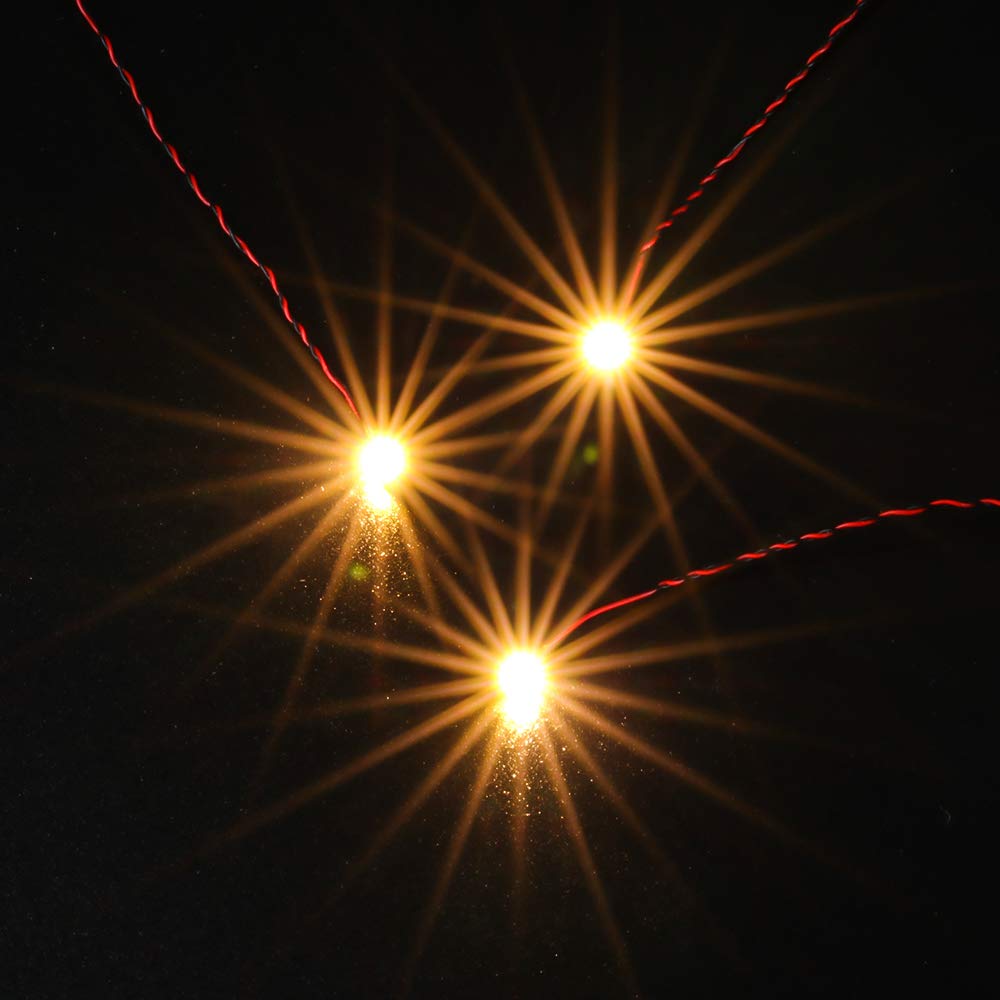 Briksmax Led Dot Lights 15Cm Warm White Dot Ligths For Diy Lego/Moc Lighting(3 Pack)