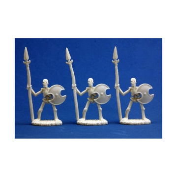 Skeletal Spearmen (3) - Dark Heaven Bones Miniature