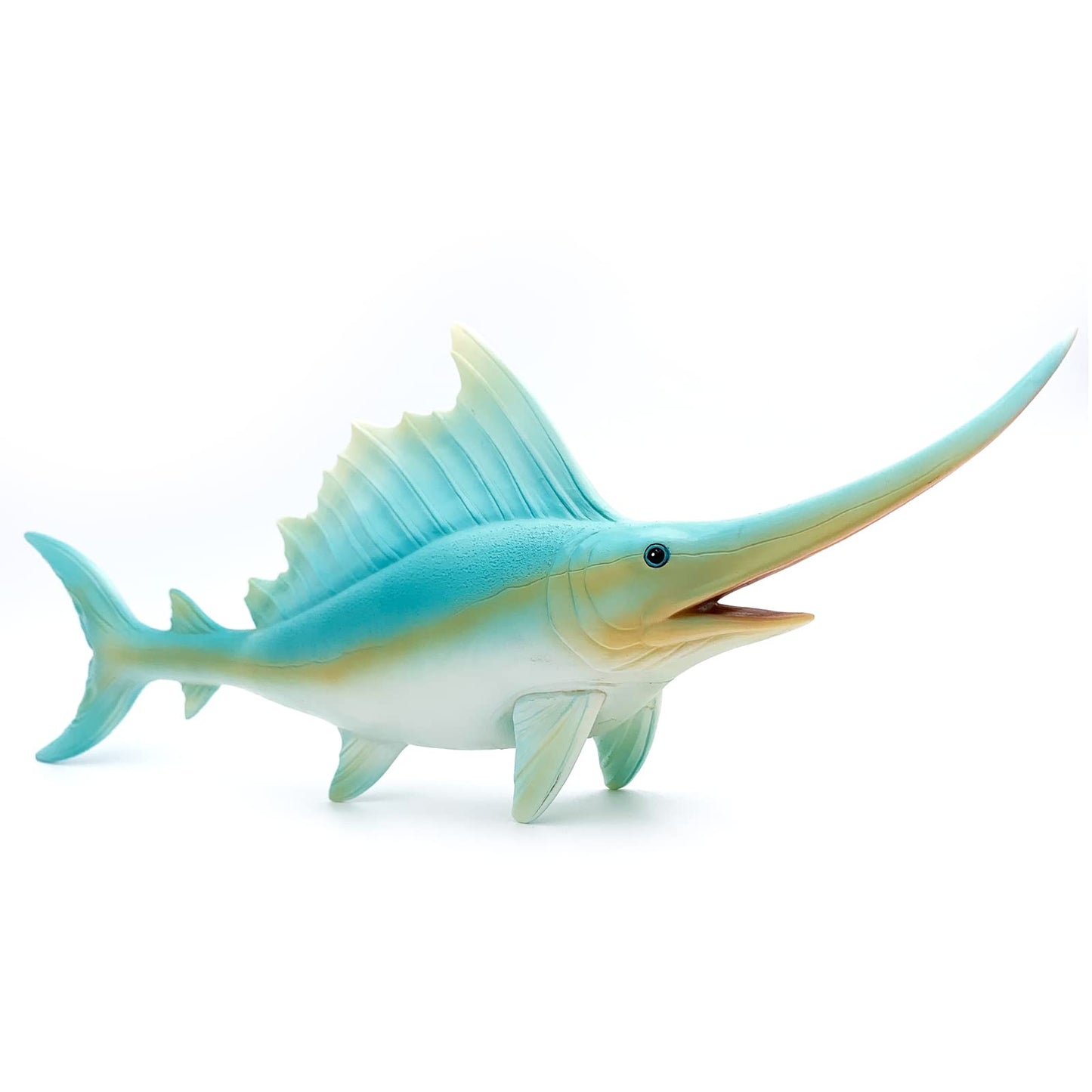 Gemini & Genius Sea Animal Sailfish Action Figure Soft Rubber Swim Bath Toy, Realistic Ocean Swordfish Educational And Role Play Toys For Kids And Collectors (Sailfish)