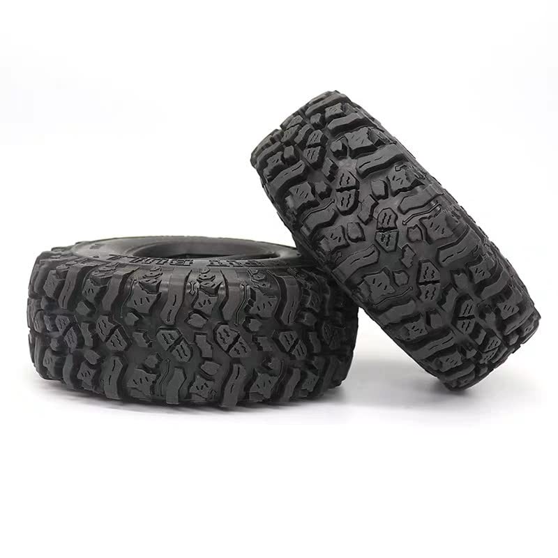 4PCS 120MM 1.9'' Rubber Rocks Tyres/Wheel Tires for 1/10 RC Rock Crawler Axial SCX10 TF2 TRX TRX-4 90047 D90 D110