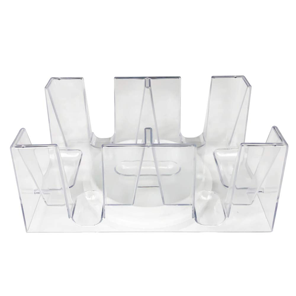 Yuanhe 6 Deck Revolving Rotating Canasta Playing Card Tray