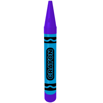 Pmu 36 Inch Giant Crayon Bank Bi-Color Turquoise Blue And Purple (1/Pkg) Pkg/1
