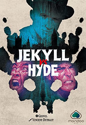 Mandoo Games Jekyll Vs. Hyde: Trick Taking Game, 2 Player, 20 Min Play Time, Ages 14+