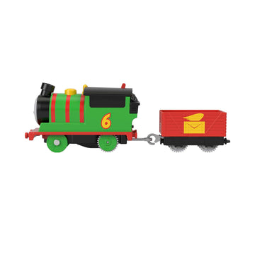 Thomas & Friends Motorized Toy Train Percy Battery-Powered Engine With Tender For Pretend Play Preschool Kids Ages 3+ Years