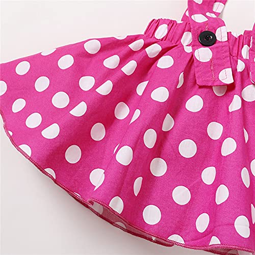Baby Toddler Girl Polka Dots Fancy Dress Up Costume Birthday Party Tulle Dresses With Polka Dot Headband