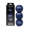 Zeekio Galaxy Juggling Balls - enhanced 12 Panel Genuine Leather Balls - 130g - 67mm - Pack of 3 Dark Blue
