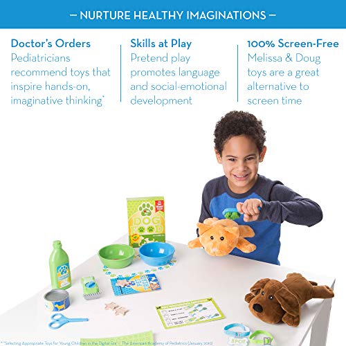 Melissa & Doug Feeding And Grooming Pet Care Play Set