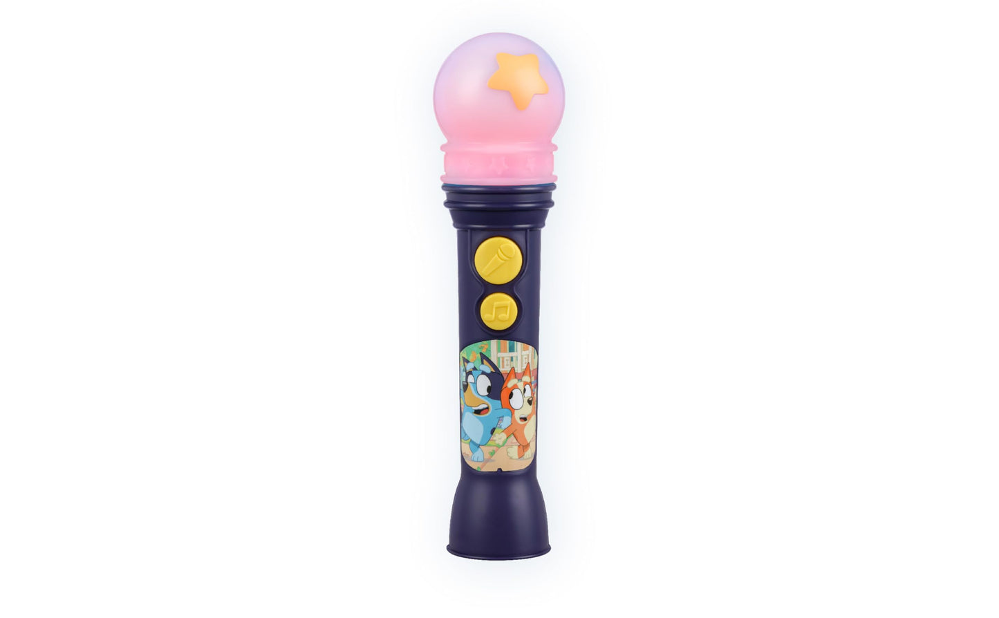 Ekids Bluey Microphone Toy For Toddlers, Includes Built-In Music And Lights, Designed For Fans Of Bluey Toys