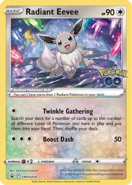 Pokemon - Radiant Eevee - Swsh230 - Black Star Promo - Holo Foil