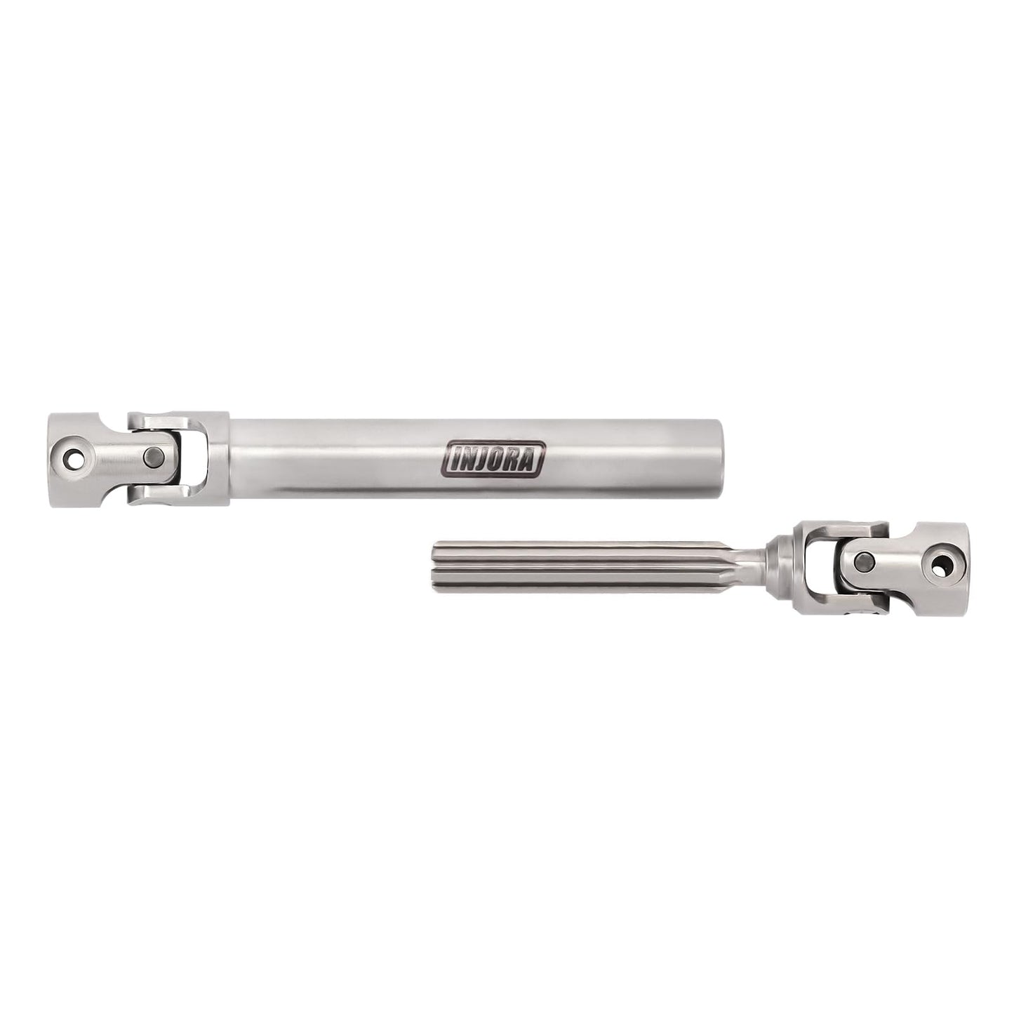 INJORA 19g Stainless Steel Center Drive Shaft D-Shaped Hole for Axial SCX24 Deadbolt GX470 Upgrade 1/24 RC Crawler