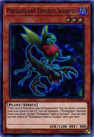 Yu-Gi-Oh! - Predaplant Ophrys Scorpio - Dupo-En066 - Ultra Rare - 1St Edition - Duel Power