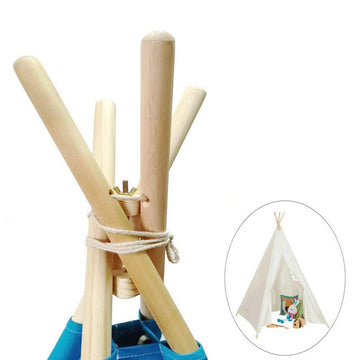 Jekanel Teepee Stabilizer Pole Fixator Anti-Collapse Kit For 4 Poles Kids Teepee - Make Tee Pee Stability