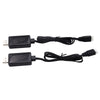 Blomiky 2 Pack 7.4V 1.6A Fast 2S Li-Po Li-ion Battery Charger Cable with XH-3P Connector for RC Boat Truck Drone Cars Vehicle SC
