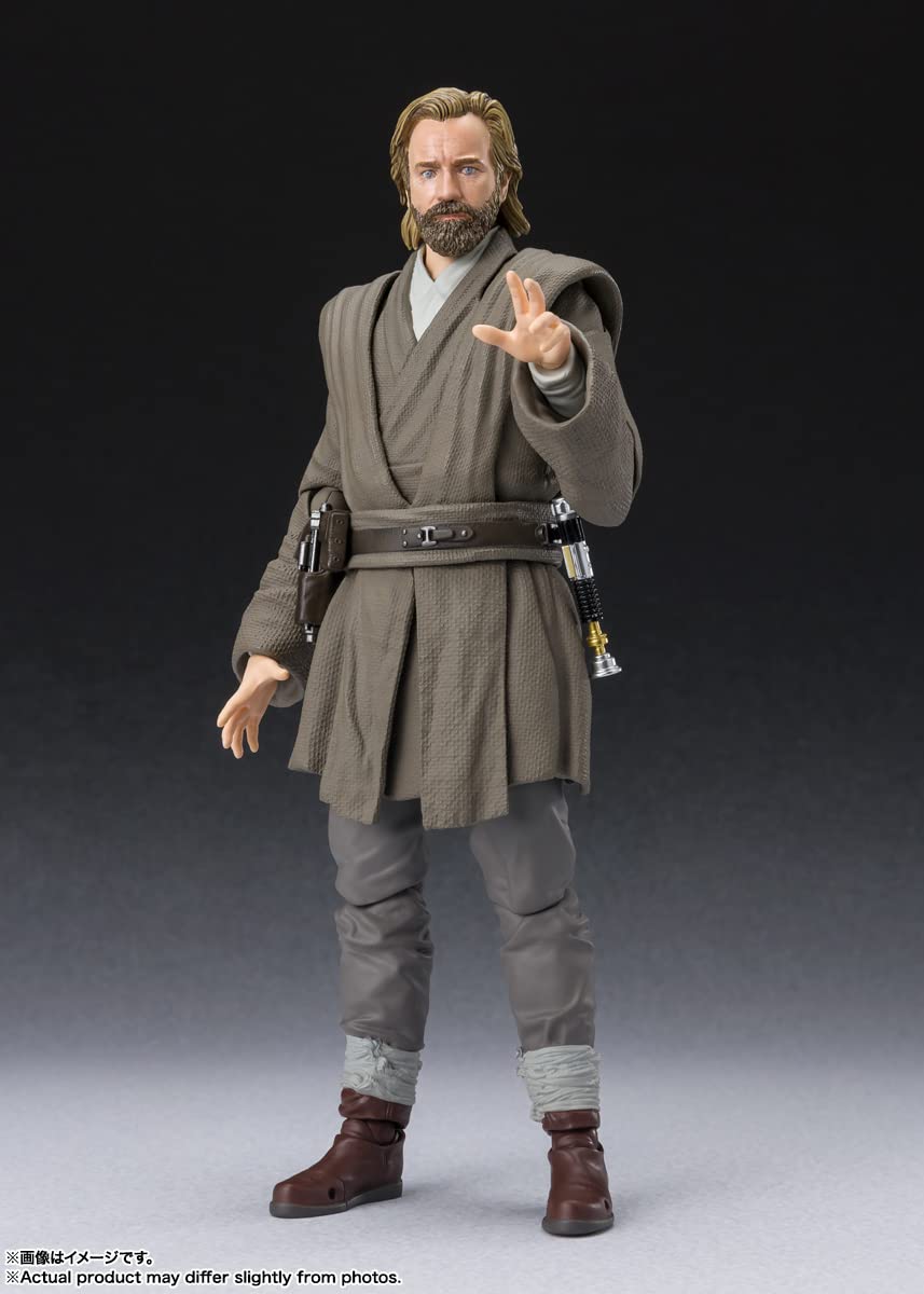 S.H. Figuarts Obi-Wan Kenobi, Approx. 5.9 Inches (150 Mm), Pvc, Abs, Fabric, Pre-Painted Action Figure