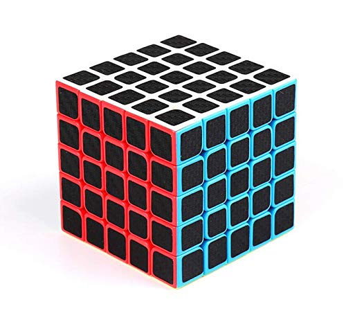 Cfmour Original Speed Cube 5X5X5, Fast Magic Cube For Kids, Smooth Carbon Fiber Cubes, Puzzle Toys