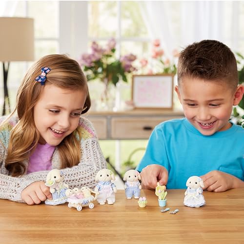Calico Critters Blossom Gardening Set - Features Flora Rabbit Sister & Brother - Plant, Water, & Bloom With Your Adorable Critte