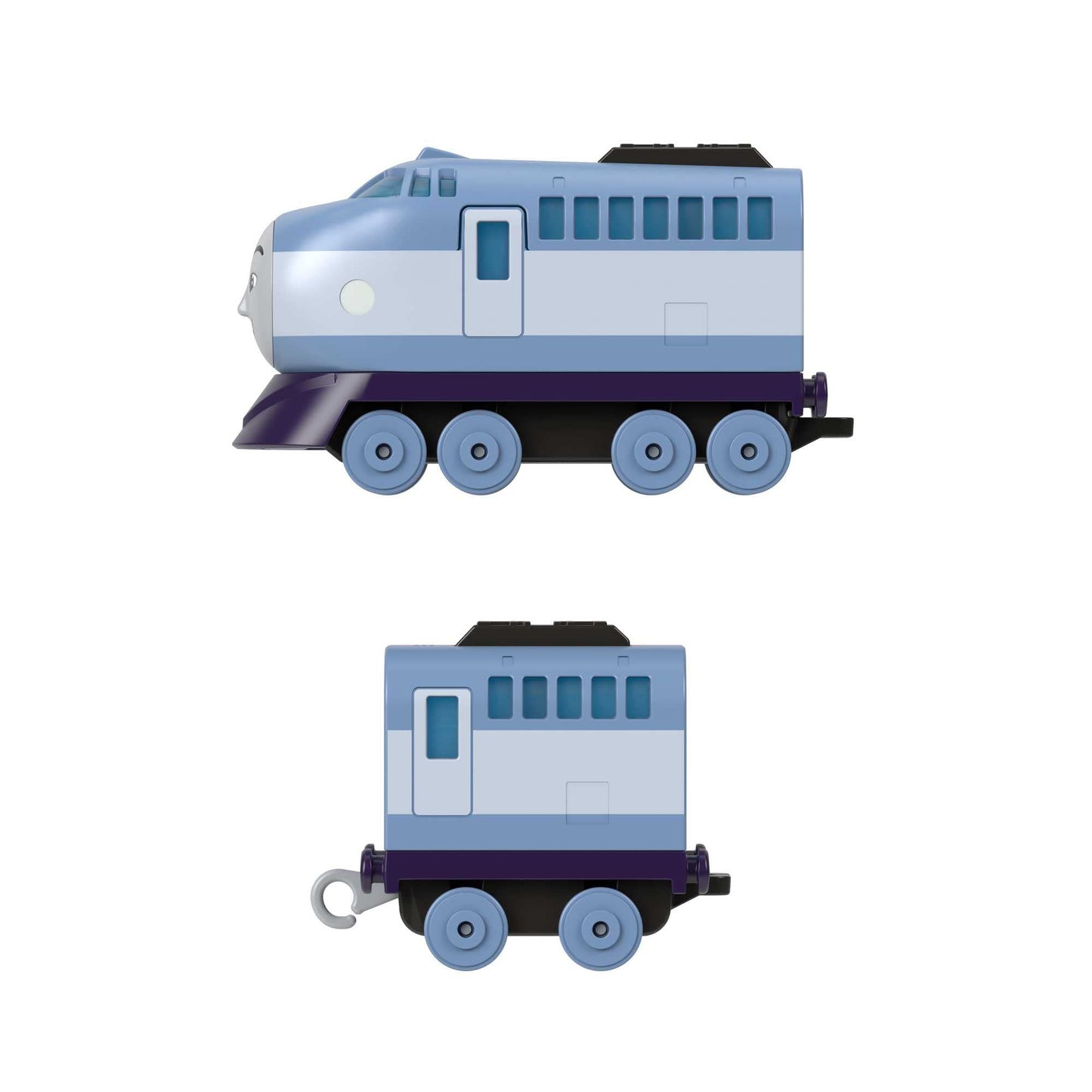 Thomas & Friends Fisher-Price Die-Cast Push-Along Kenji Toy Train Engine For Preschool Kids Ages 3+