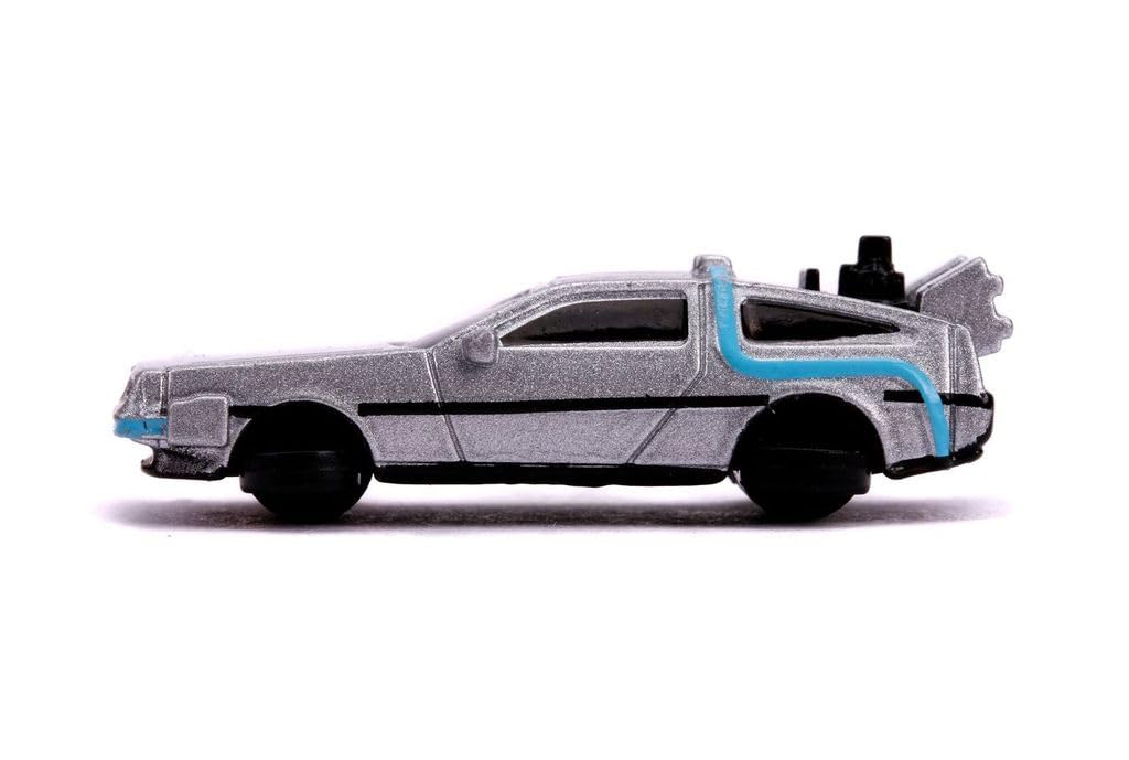 Back To The Future 1.65'' Nano 3-Pack Die-Cast Cars, Toys For Kids And Adults