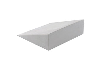 Teak Tuning Monument Series Concrete Fingerboard Small Kicker Ramp Obstacle - 3 Long 1 Tall - Ultra enhanced Super Durable Polymer Modified Concrete - Sterling Gray Colorway