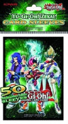 Konami YUGIOH ZEXAL Card Sleeves - 50 Count - PVC - Featuring Yuma, Astral, Reginald & Kite Characters