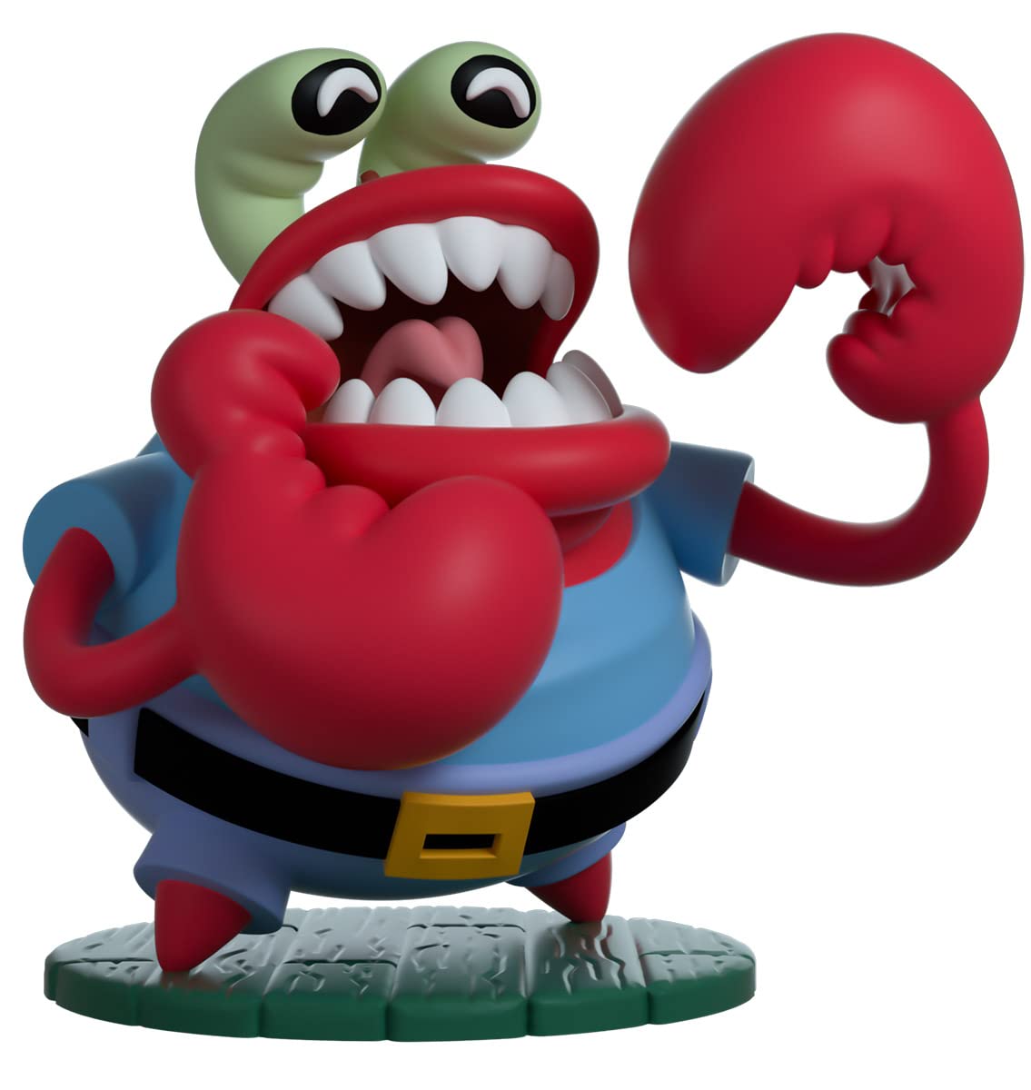 Youtooz Choking Mr Krabs Vinyl Figure, 3.6' Youtooz Spongebob Collectible Official Mr. Krabs Figurine From Spongebob Squarepants - Youtooz Spongebob Squarepants Collection