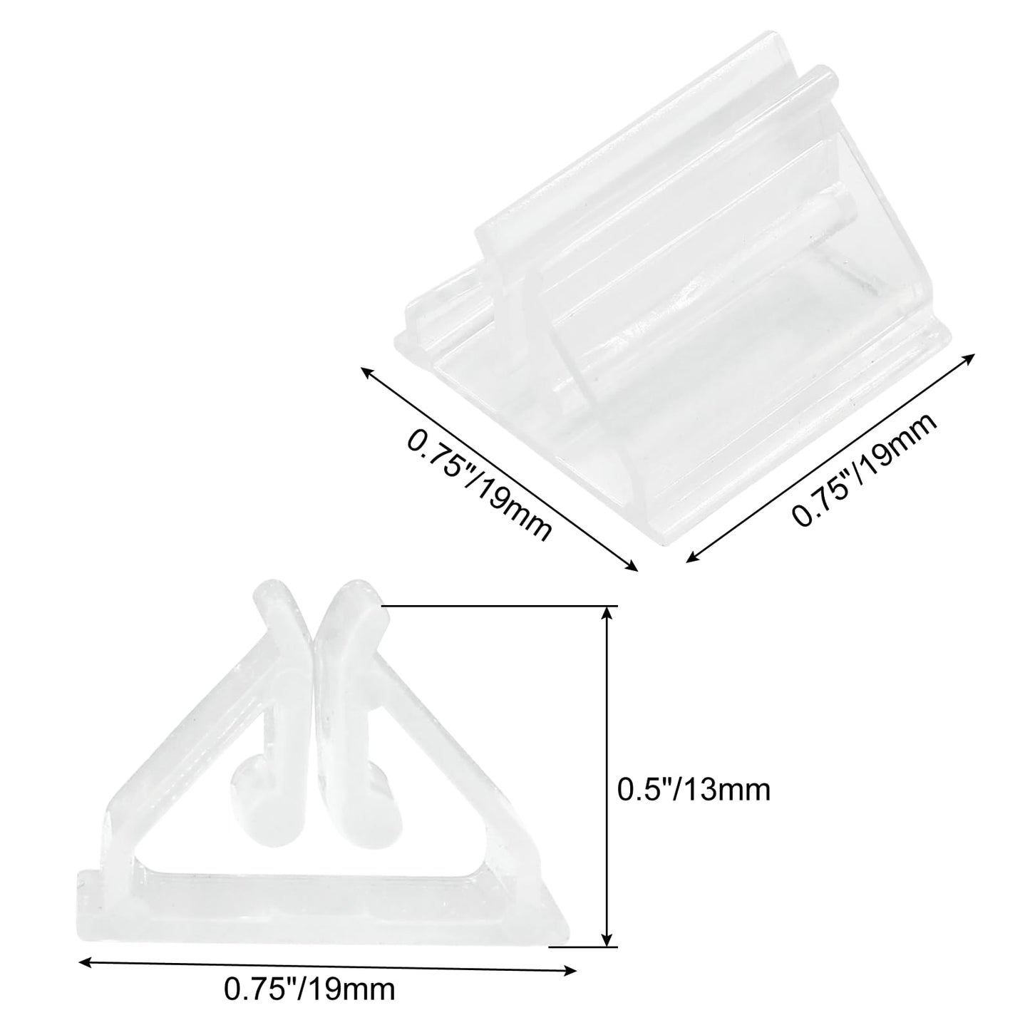 Litoexpe Clear Game Card Holder Stand, 50pcs Acrylic Card Stand, Plastic Game Piece Holders for Cards, Party, Game, Photos, Memo