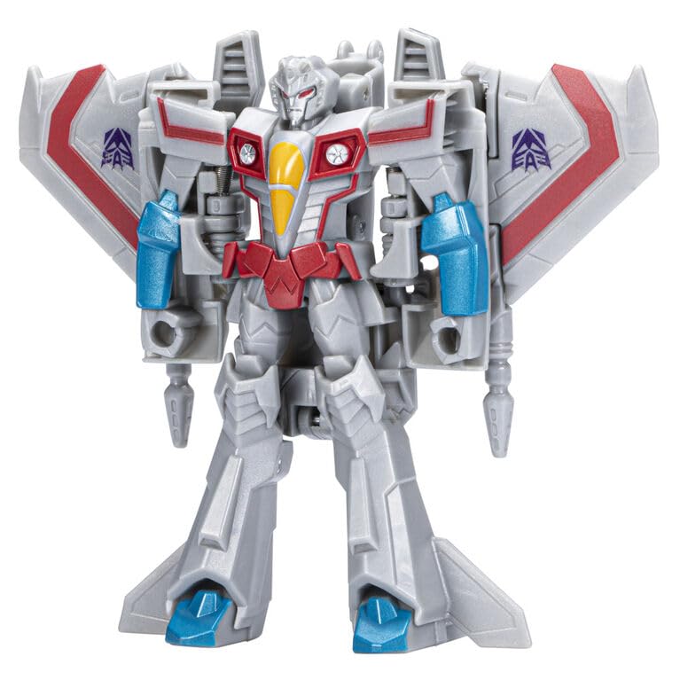 Transformers Action Figure Set - Starscream And Prowl With Stickers