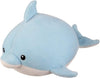 Ganz H14353 Squishy Squad Dolphin Plush Figure, Blue And White, 10-Inch Length