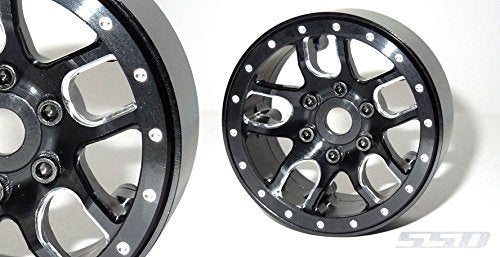 SSD RC 1.9    Double Time Wheels (Black) (2)