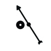 Koplow Games Spinners Board Game Set of 8, 4" Foam, Black, Model 04258