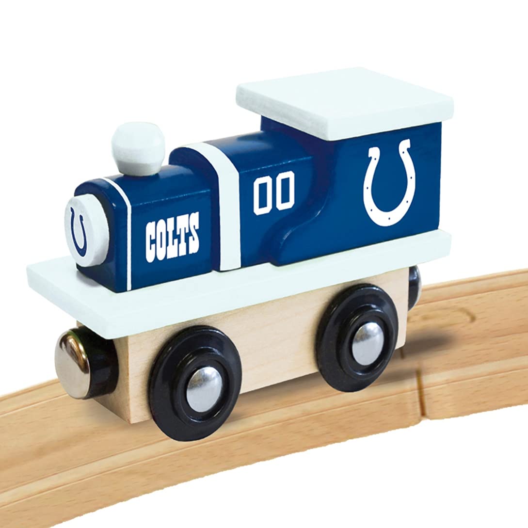 Masterpieces Nfl Indianapolis Colts Real Wood Toy Train, For Ages 3+