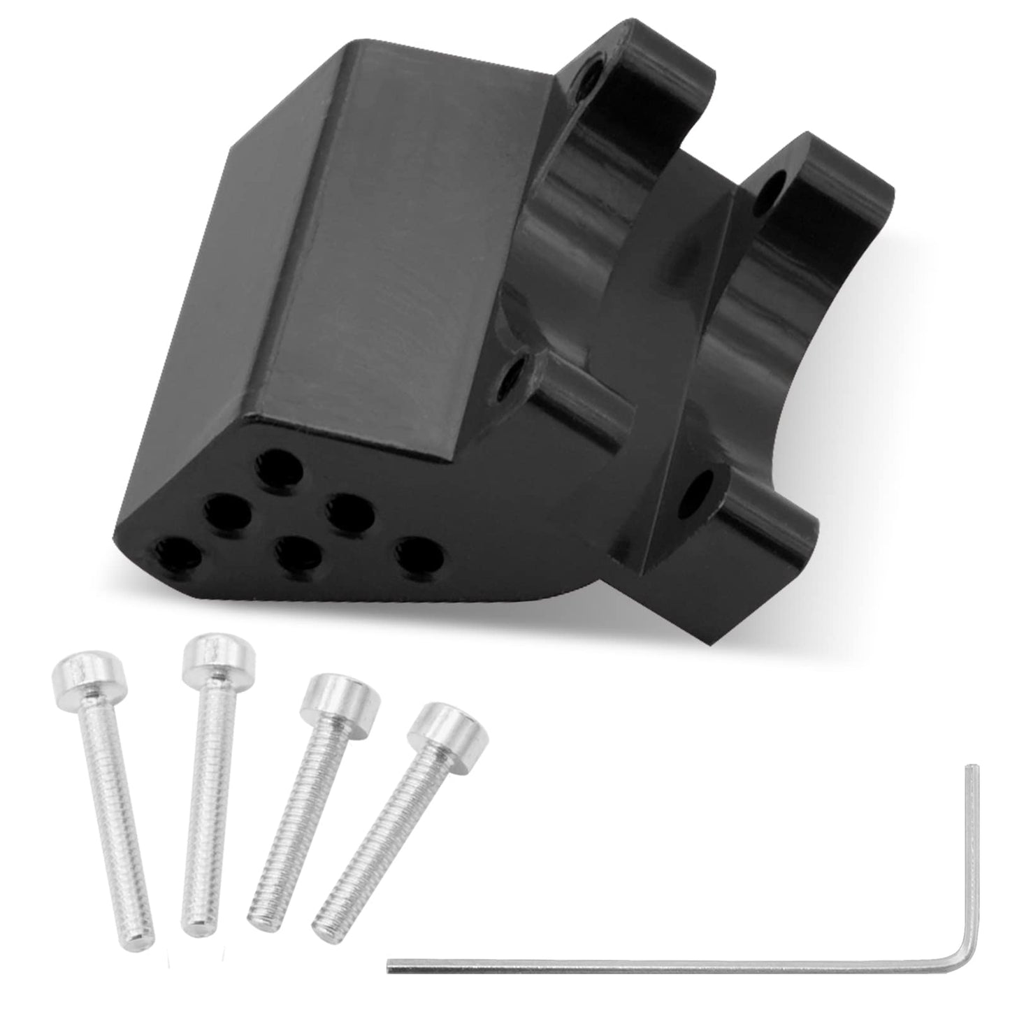 OGRC Adjustable Height Rear Axle Truss Upper Link Mount Aluminum Alloy Link Bracket for Axial SCX24 C10 JLU Gladiator Bronco Upg