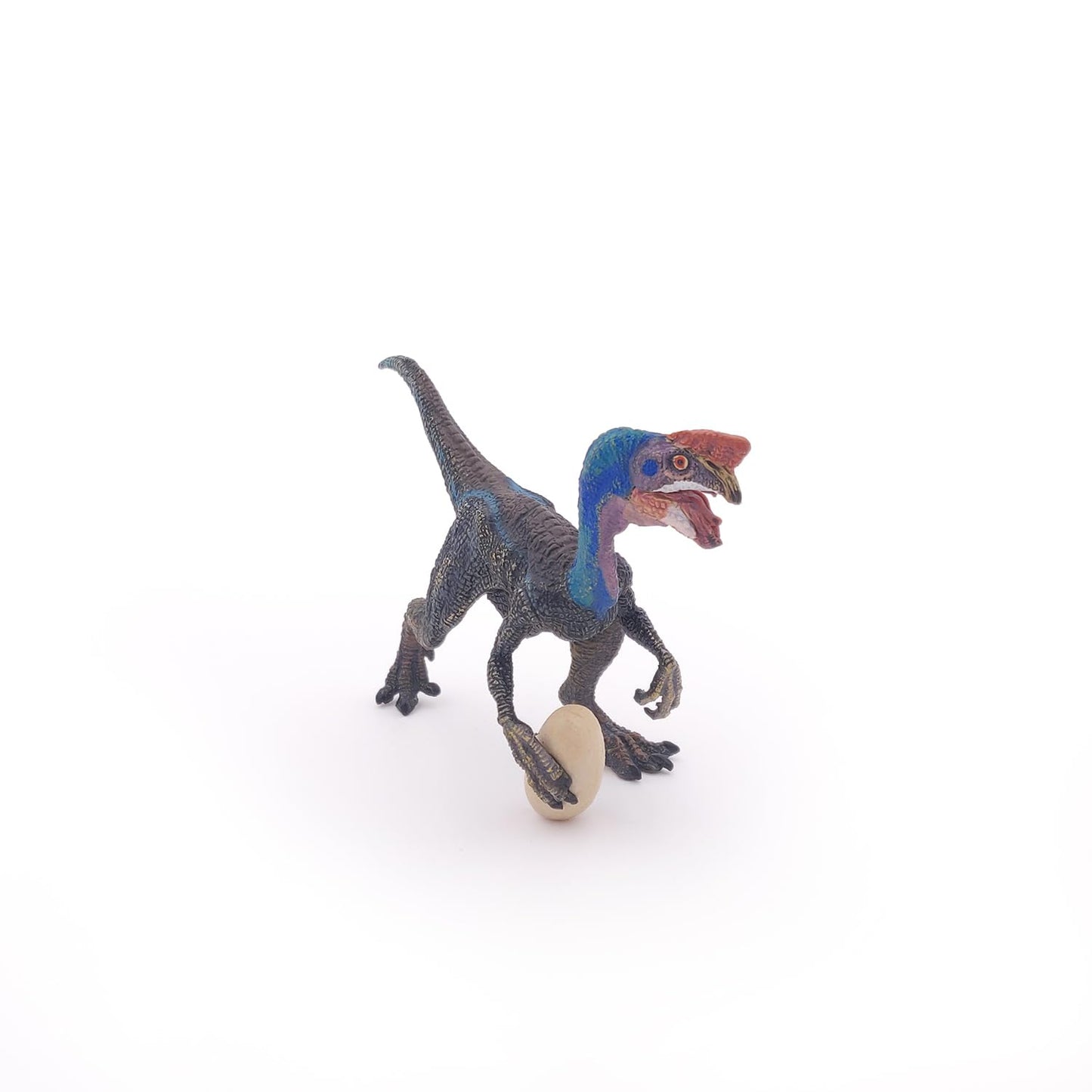 Papo - Hand-Painted - Dinosaurs - Blue Oviraptor - 55059 - Collectible - For Children - Suitable For Boys And Girls - From 3 Years Old