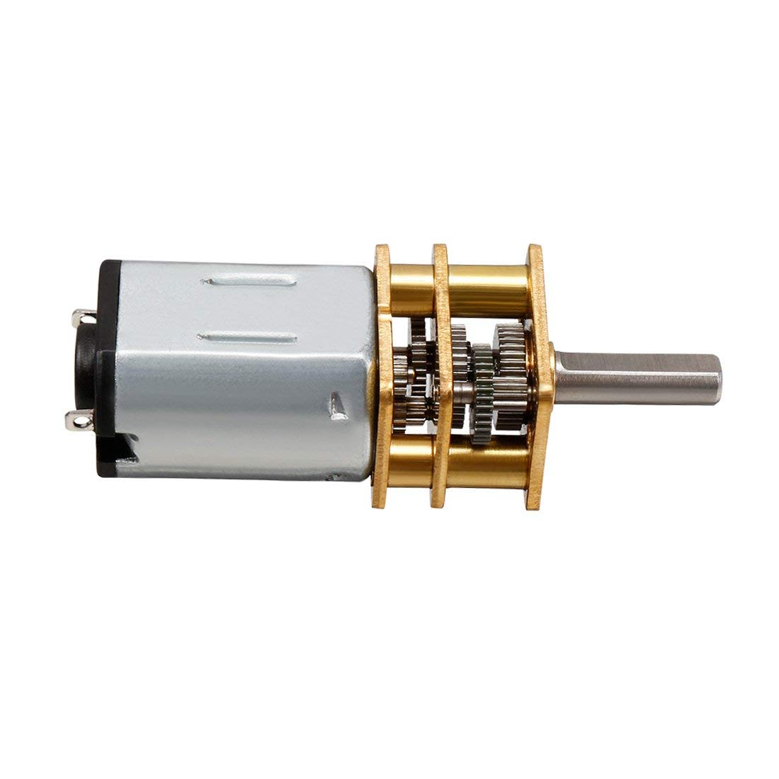 Hxchen 2Pcs Dc 12V 500Rpm Micro Speed Reduction Motor Mini Gear Box N20 Motor With 2 Terminals For Rc Car Robot Model Diy Engine
