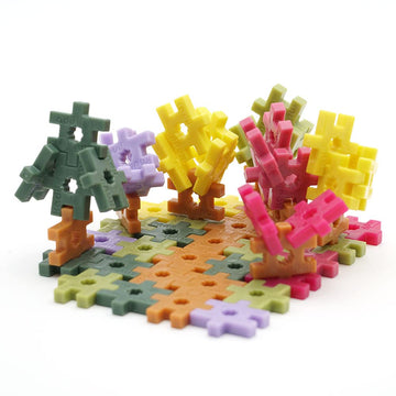 Incredibly Interconnectable Toys KADU Forest 250 Piece Set - STEM/STEAM Building Toy for Ages 5+ - Plastic, Forest Color, Model 636343200168