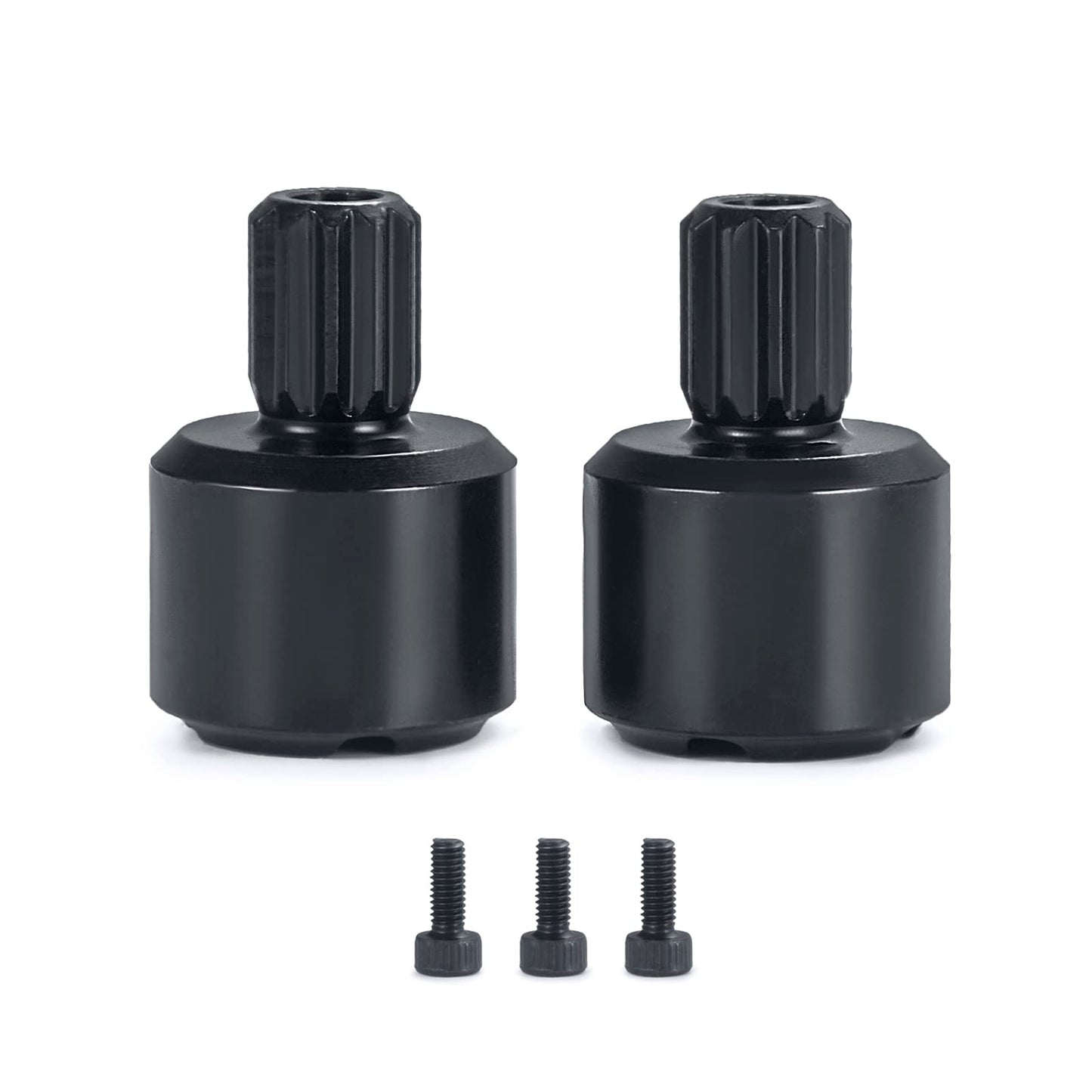 Axspeed 2Pcs/Set Black Heavy Duty Drive Cup 4-Slots Design For 1/5 Trx X-Maxx 8S 7754X Rc Truck Upgrade Parts