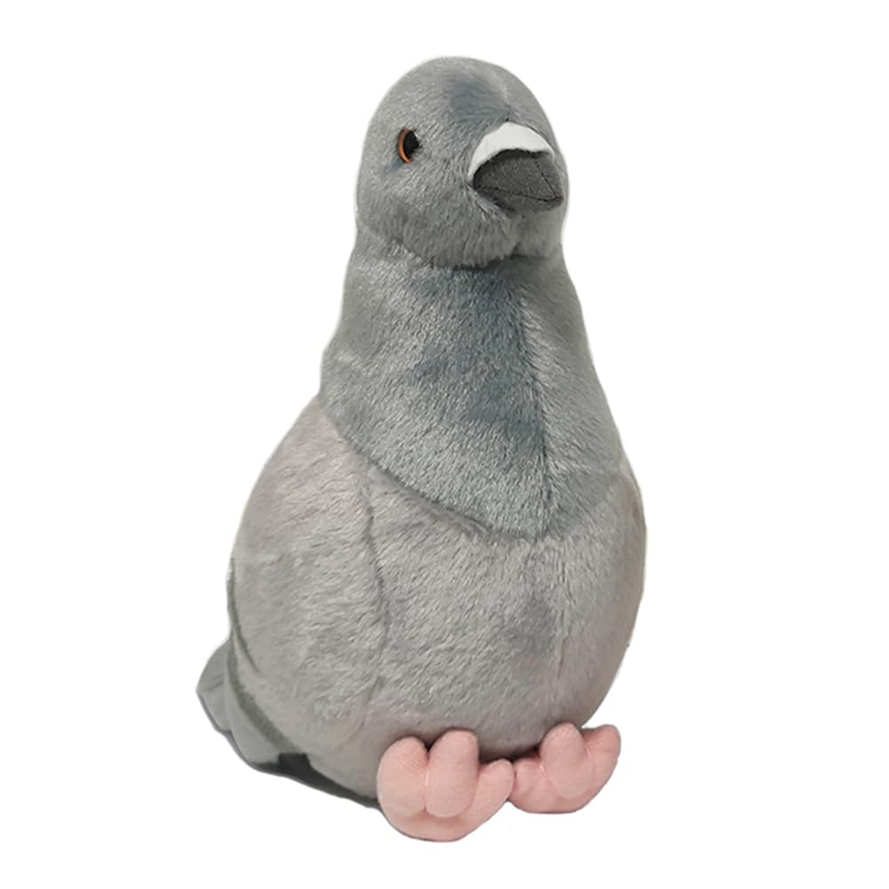 JIANEEXSQ Realistic Pigeon Plush Toy, Soft Multicolor Dove Stuffed Animal, Birthday Gift Decor, Model 746566498935
