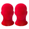 Homelex 2 Pieces Full Face Mask, 2Nd Skin Masks,Halloween Spandex Hood For Unisex Cloth-Red