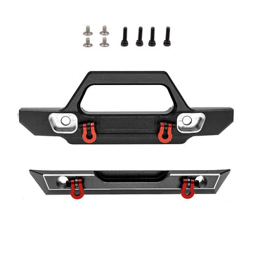 CODA RACING Aluminum Front&Rear Bumper for AXIAL SCX24 Jeep Wrangler AXI00002 1/24 RC Crawler Car