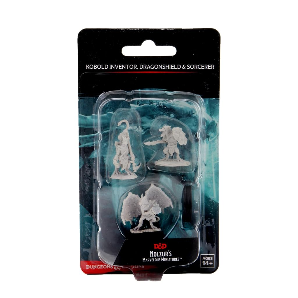 D&D Nolzur'S Marvelous Miniatures - Kobold Inventor, Dragonshield & Sorcerer