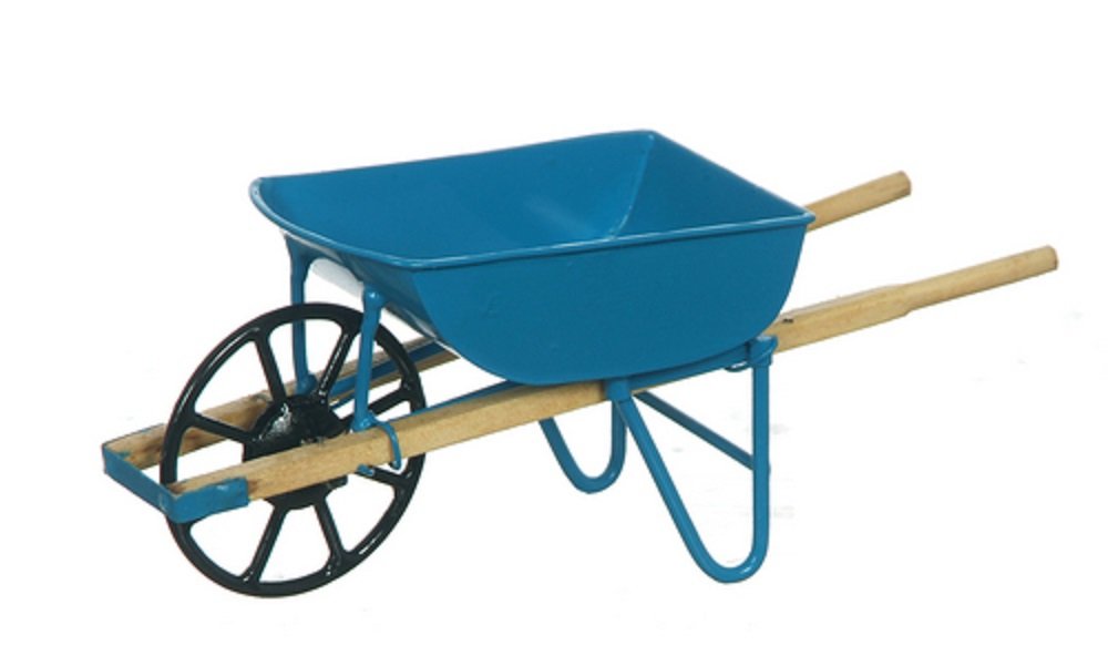 Dollhouse Miniature Wheelbarrow