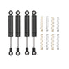 RCLions 4pcs RC Shock Absorber Damper 80mm Internal Spring for 1/10 RC Crawler Car TRX4 SCX10 D90 Upgrade Parts