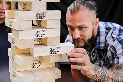 Jenga Giant - Hardwood Blocks - Stacks To Over 5 Feet - Officially Licensed - Js7
