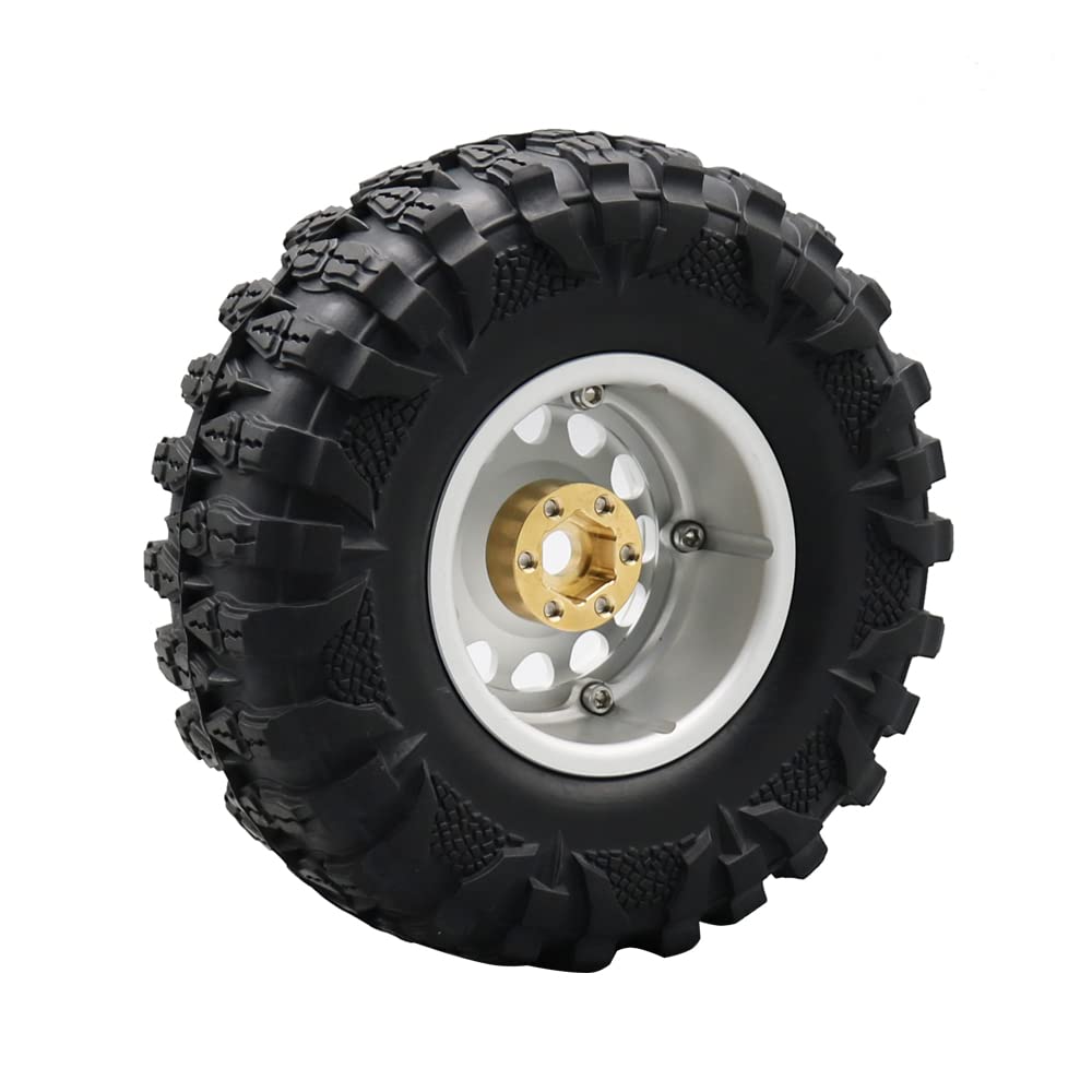 MUHIKRT Brass Weights 6mm 9mm 12mm 15mm 22mm Wheel Hex Hub Widen Adapter for 1/10 RC Crawler 1.9 2.2 Wheels Rims SCX10 TRX4 (9mm