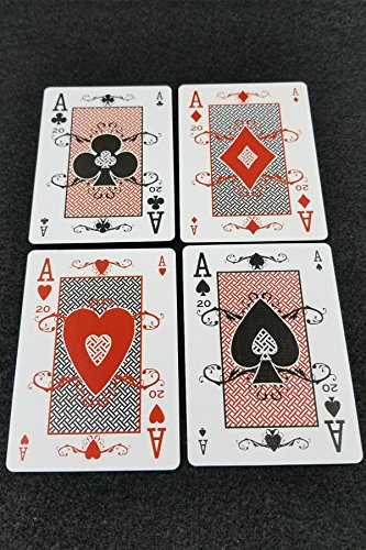 Canasta Clásico Playing Card Double Deck Set - Deluxe Edition 5 - Includes 2 Single Deck Of Cards That Show Point Values To Help Keep Score
