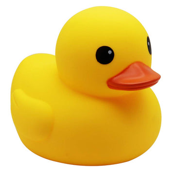 Happy Trees Duck Bath Toy Large Bath Duck Squeak Rubber Duck Baby Shower, 7 Inches